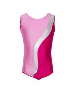 Flot gymnastikdragt fra Intermezzo
dragt til gymnastik med sølv og pink