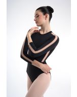 Langærmet dragt med mesh