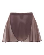 Elastisk brunt bindeskørt