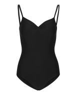 Balletdragt med rynk til børn.