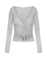 Grå x-over i uld og viscose fra Gai+Lisva