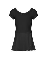 Sort børnedragt med korte ærmer