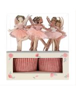 balletdansere til muffinskager
muffinssæt med ballerinaer
merimeri ballet