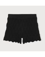 Sorte strikshorts til kvinder