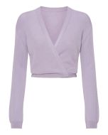 Lavendel bindetrøje i uld