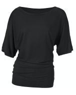 Løs og blød t-shirt i viscose fra Stræk & Bøj