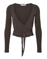 Slå om trøje i brun