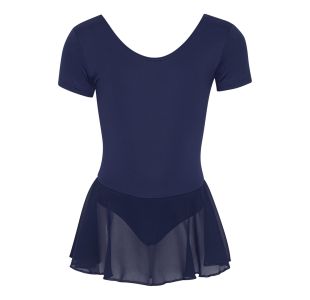 Marineblå dragt med skørt fra Stræk & Bøj