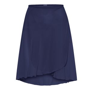 Langt marineblåt skørt