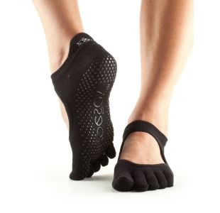 Toesox i sort med dupper